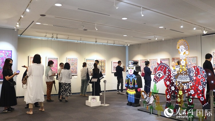 到場民眾觀看展覽。人民網(wǎng) 許可攝