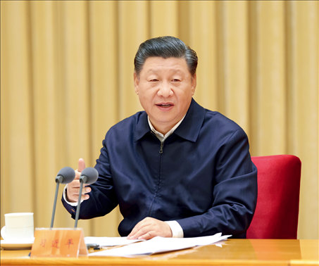 2020年11月16日至17日，中央全面依法治國工作會議在北京召開。中共中央總書記、國家主席、中央軍委主席習(xí)近平出席會議并發(fā)表重要講話。圖/新華社記者 龐興雷 攝