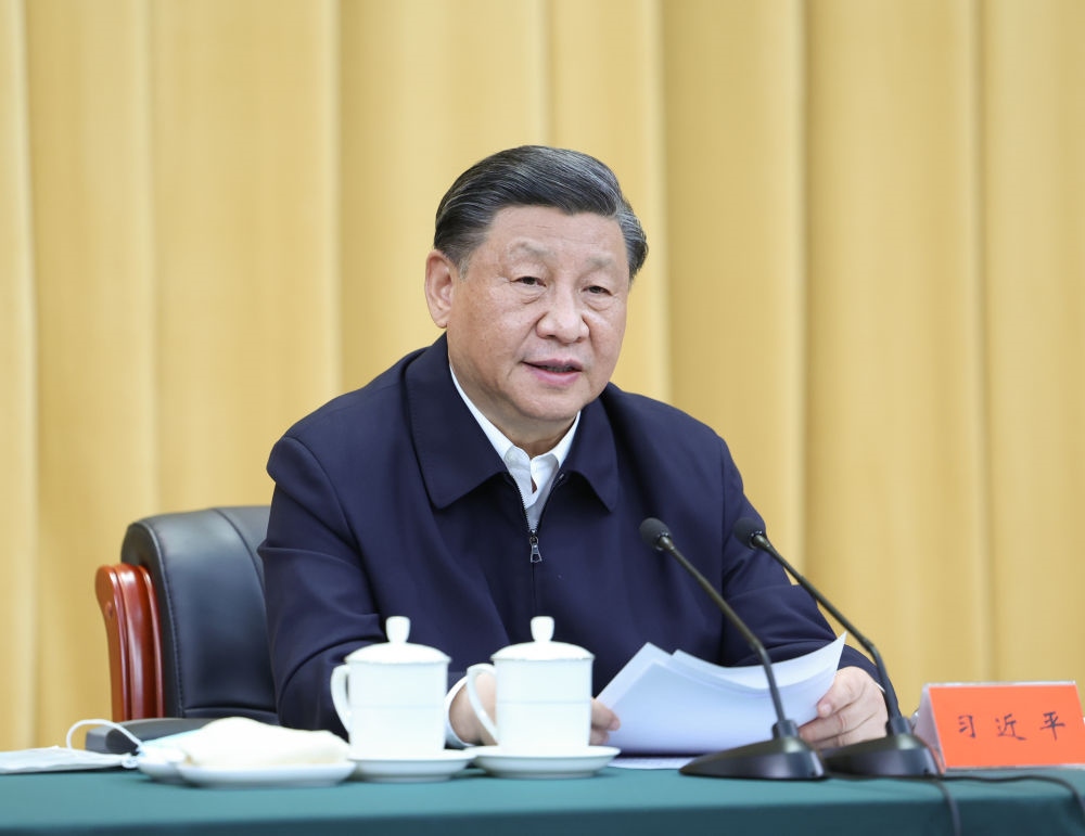 2023年6月2日，習(xí)近平在北京出席文化傳承發(fā)展座談會(huì)并發(fā)表重要講話。新華社記者 鞠鵬 攝