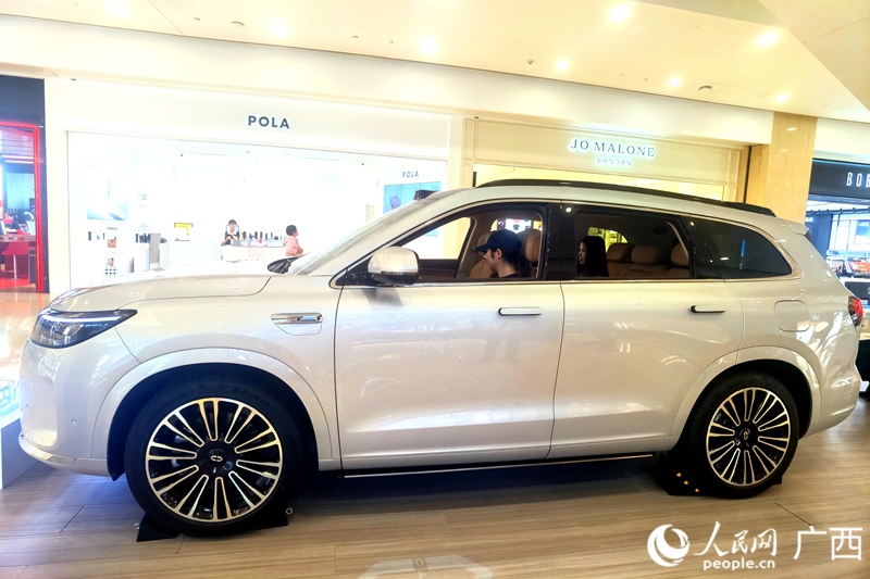  消費(fèi)者在試駕汽車(chē)。人民網(wǎng)記者 陳燕攝