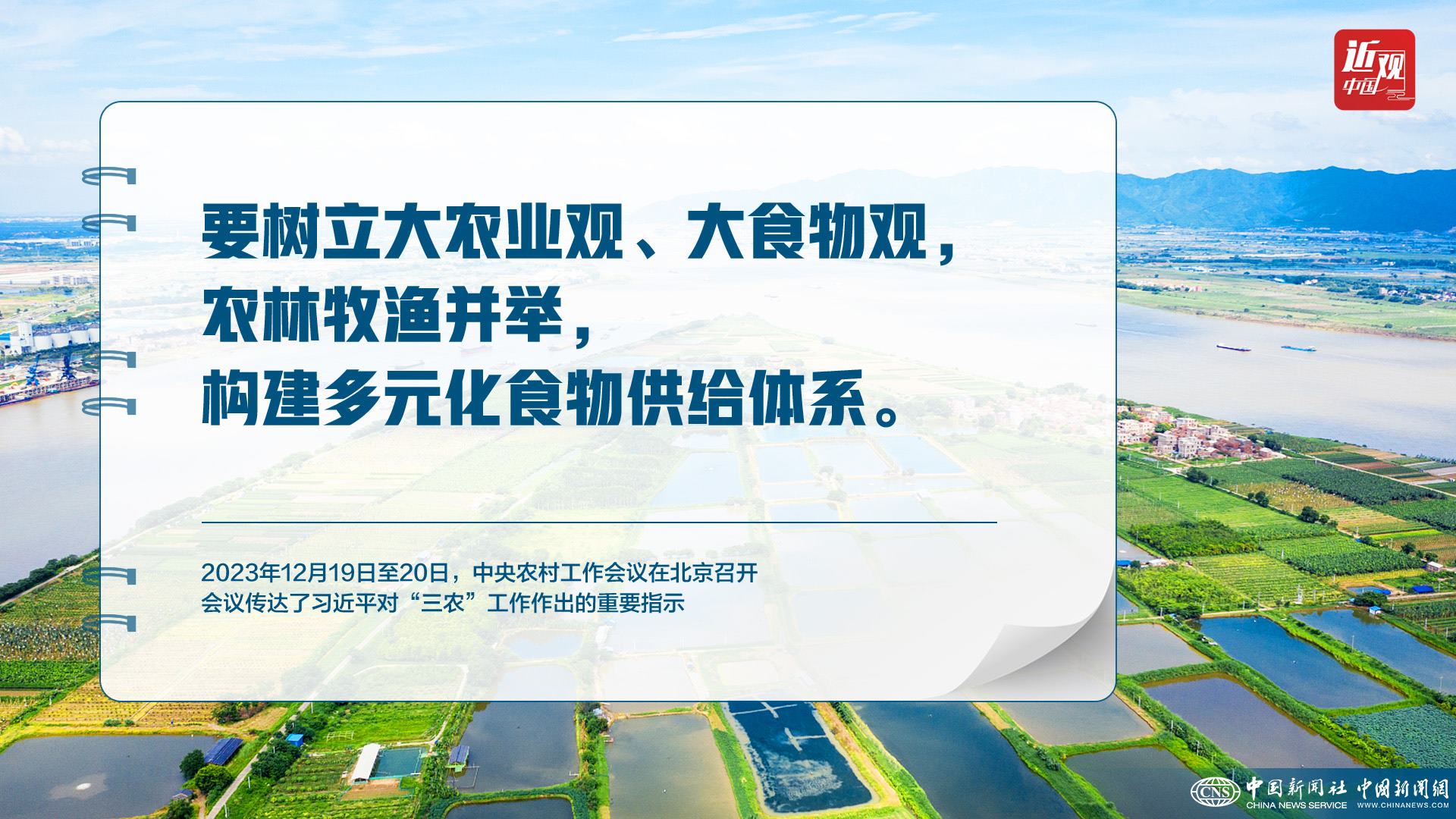 習(xí)近平：樹立大食物觀，構(gòu)建多元化食物供給體系