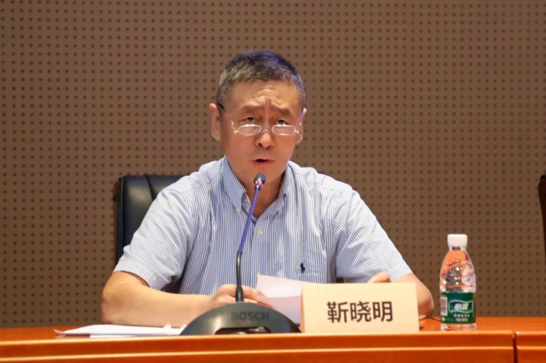 科技外交專家委員會(huì)主任委員、科技部國(guó)際合作司原司長(zhǎng)靳曉明致辭。主辦方供圖