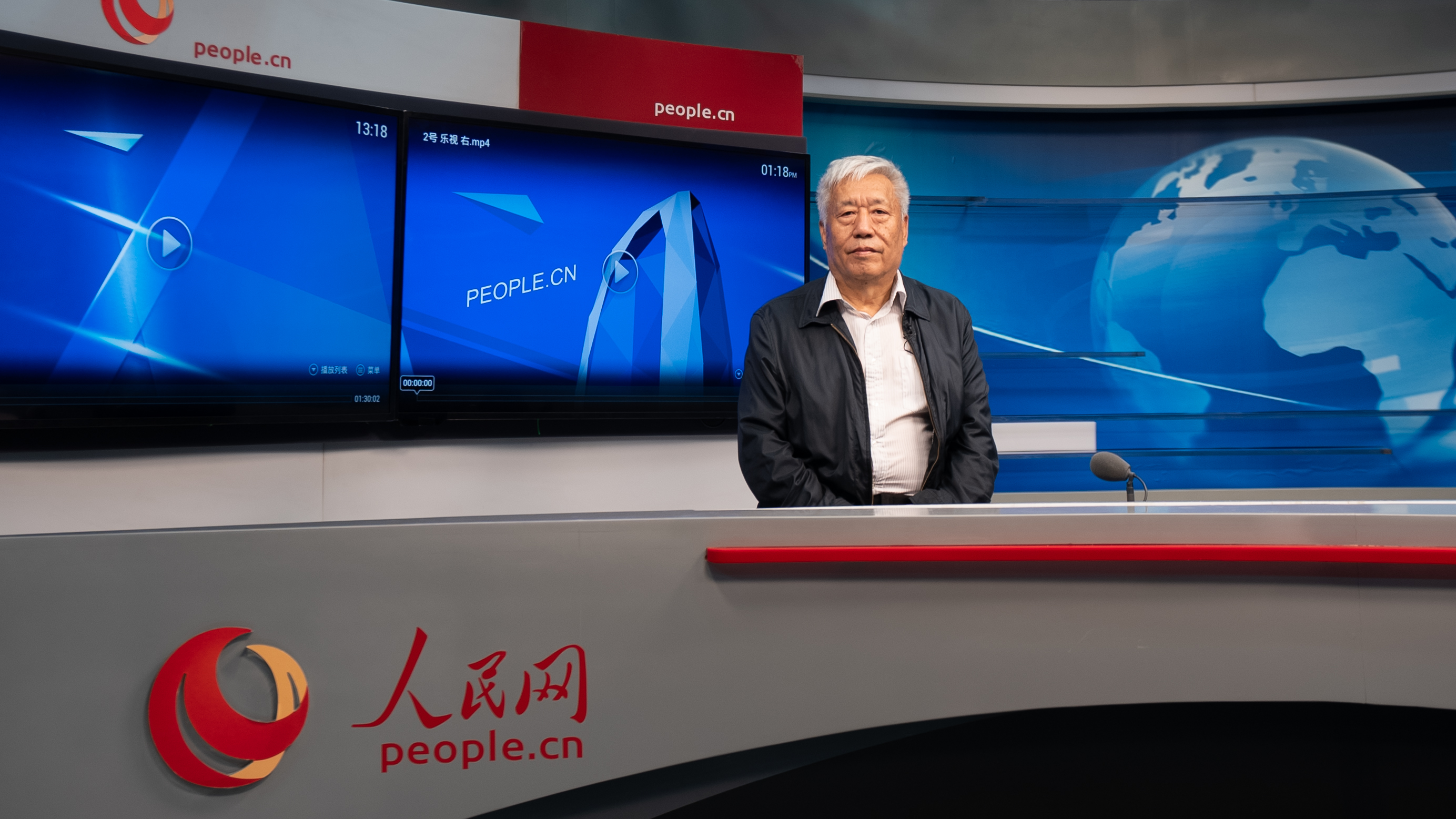 中國地震局地球物理研究所原副所長、研究員高孟潭作客人民網(wǎng)。人民網(wǎng)記者 葛泰佚攝
