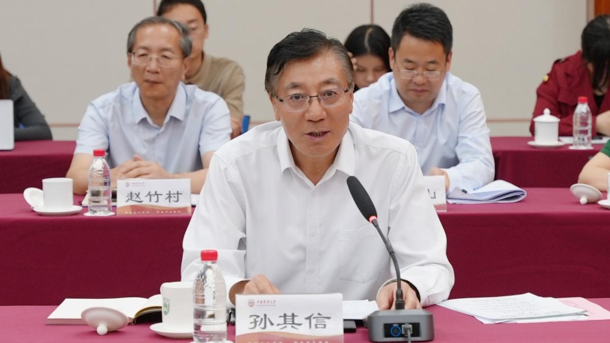 中國(guó)工程院院士、中國(guó)農(nóng)業(yè)大學(xué)校長(zhǎng)孫其信。校方供圖